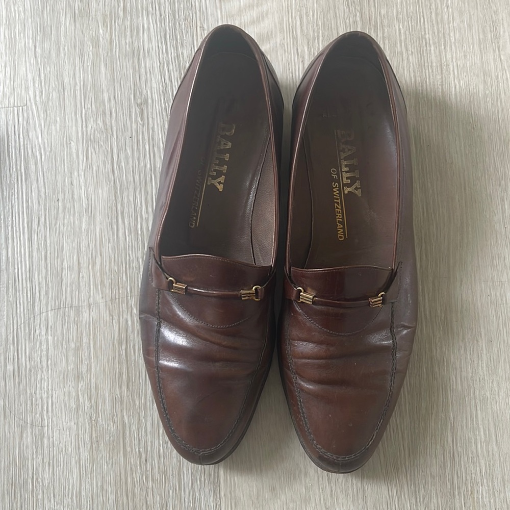 Bally Brown Loafers Men’s Size 8.5 VTG